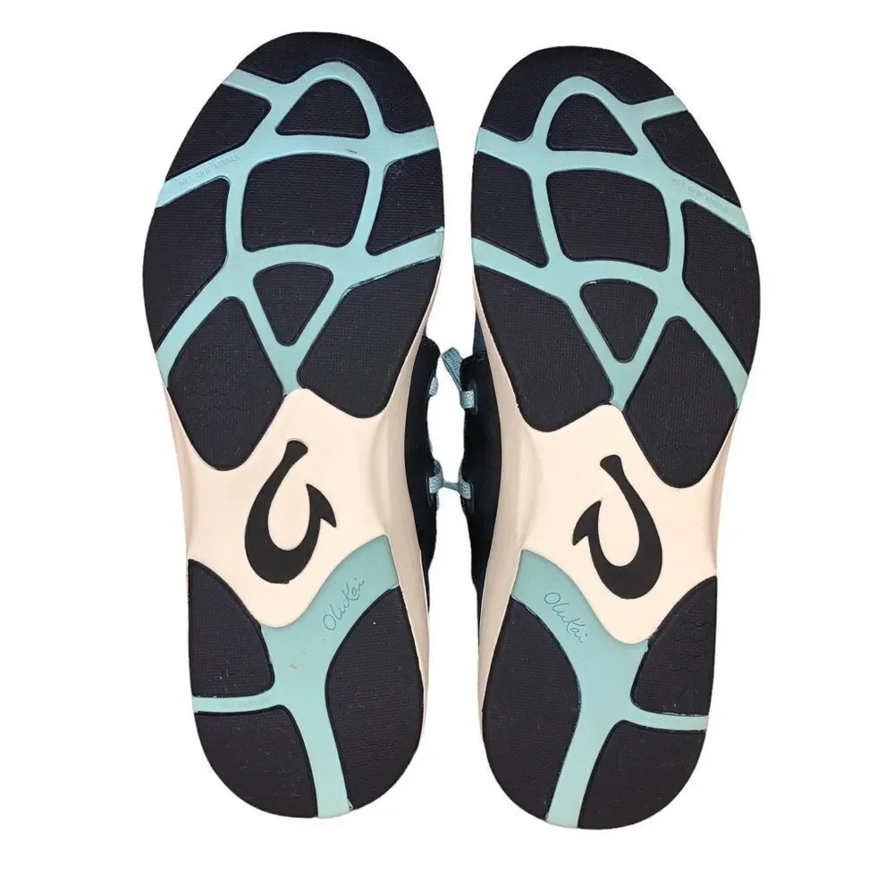 OluKai Blue and Black Athletic Shoes